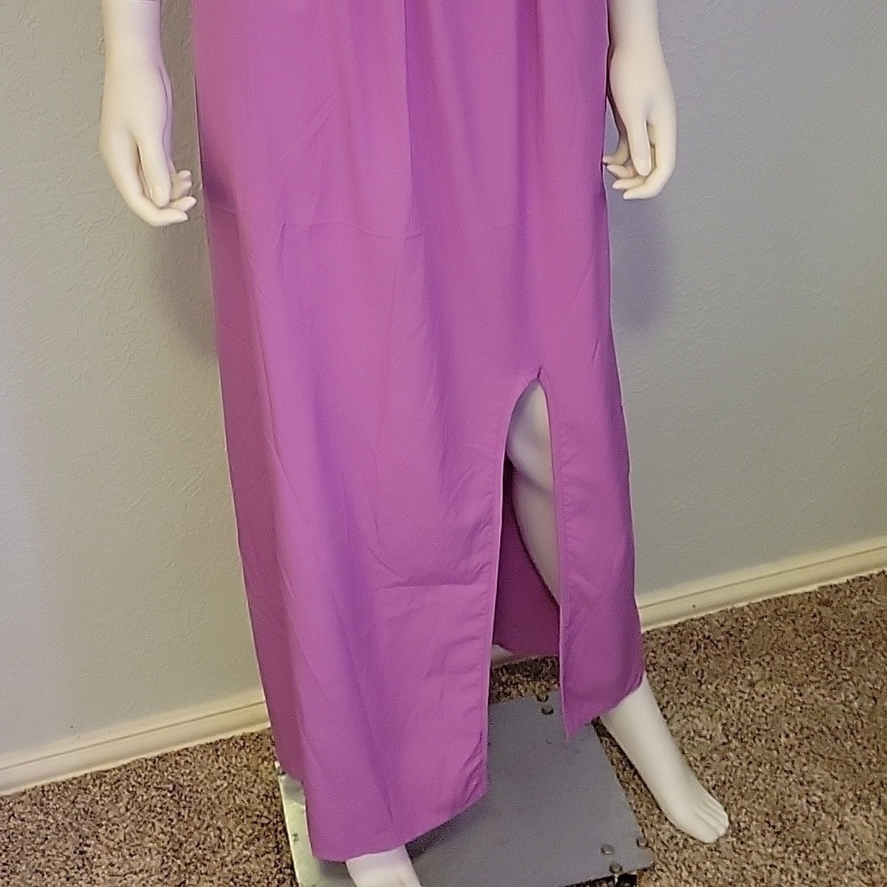 Misslook Lavendar Tank Maxi Blouson Walk Through Dress - Picture 5 of 9